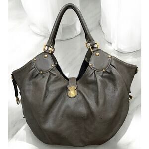 Louis Vuitton TH2088 Mahina XL Leather Monogram Hobo Bag